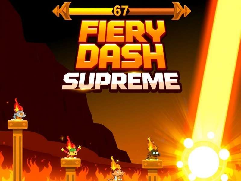 Fiery Dash Supreme Gameplay Screenshot