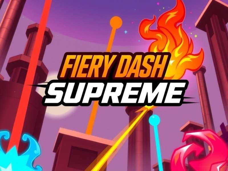 Fiery Dash Supreme Game Banner